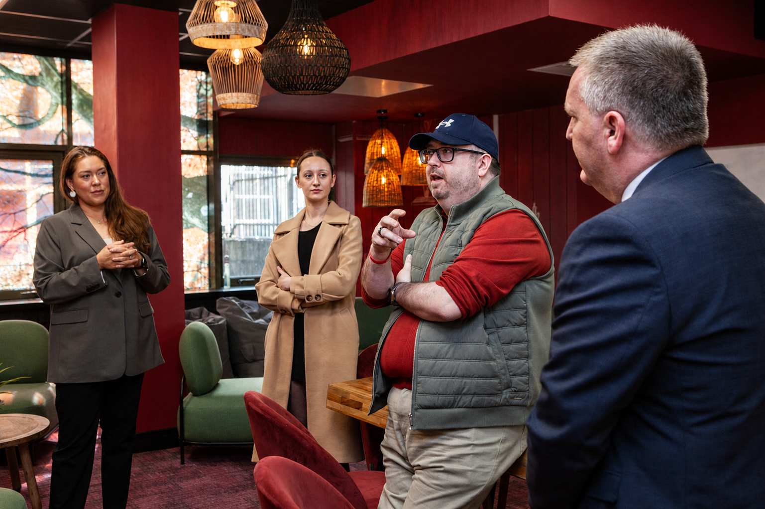 DC speaking at the SaaStock CEO Coaching session.